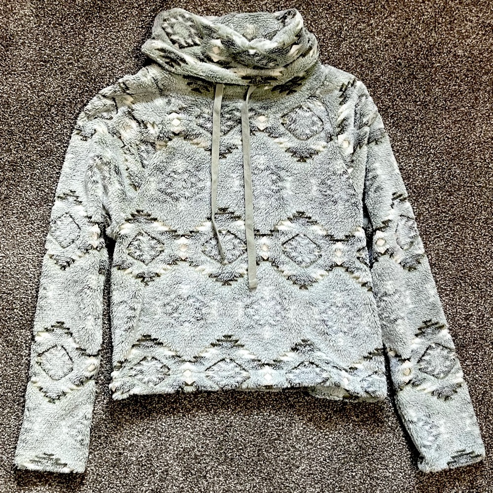 Cozy Plush Aztec Print Sweater